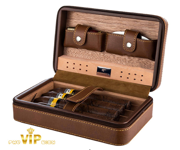 Hộp đựng xì gà có bật lửa và dao cắt Cohiba XJ-T104