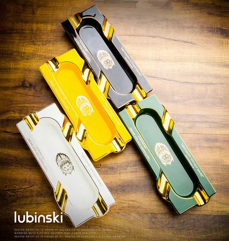 Gạt tàn sứ 4 điếu Lubinski YJA 20034