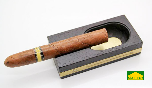 Gạt tàn Cigar 1 điếu Lubinski gỗ chính hãng LB063