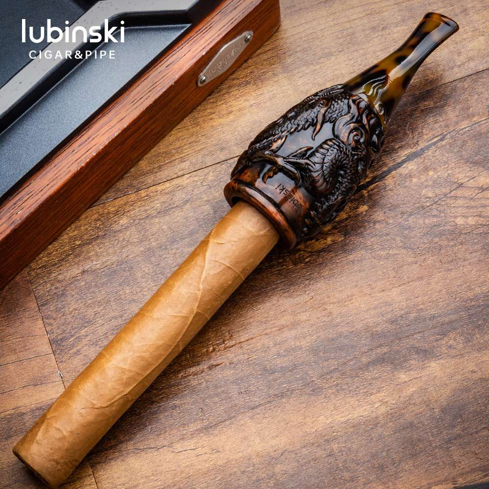 Tẩu cigar cao cấp gỗ thạch Lubinski YJA 13048