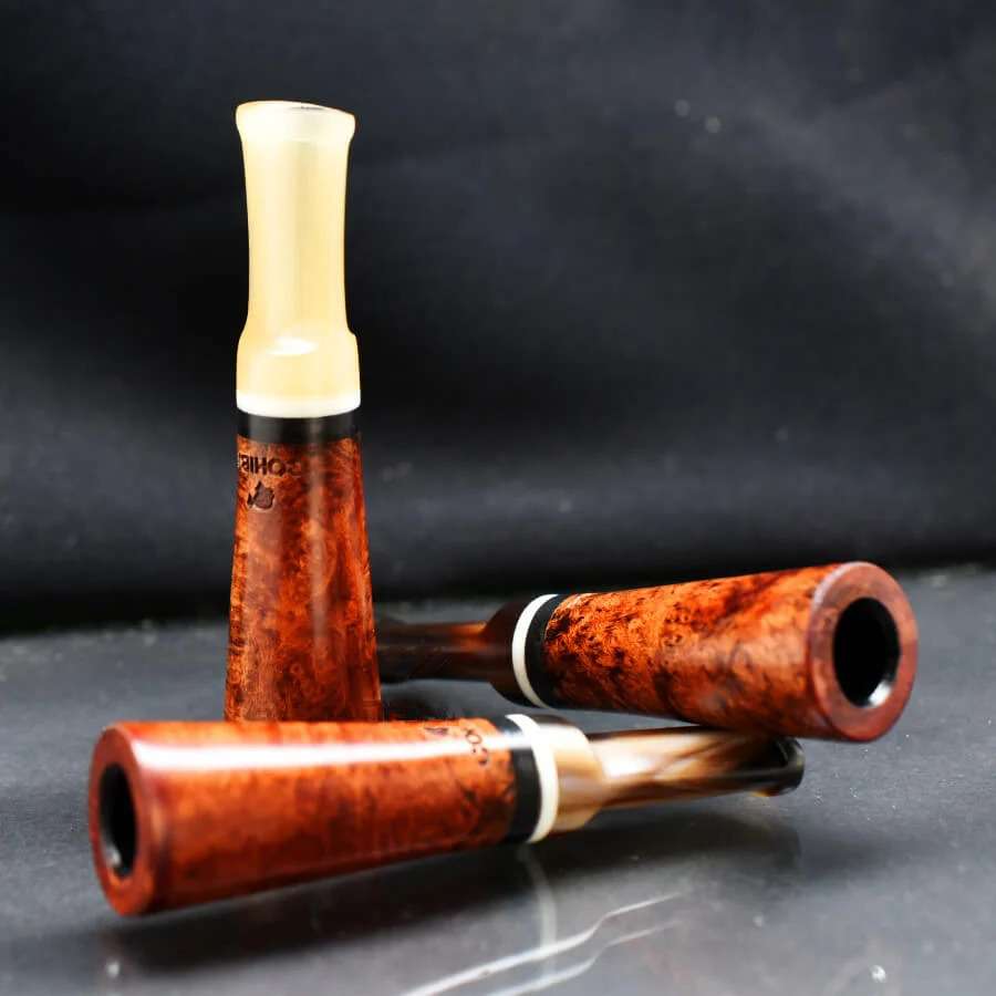 Tẩu xì gà mini gỗ thạch nam ring 22-28