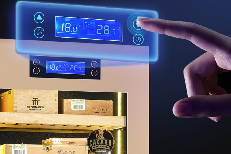 Cài đặt nhiệt độ tủ bảo quản cigar bao nhiêu mới đúng?